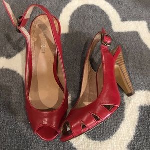 Nine West red Maggieff heels